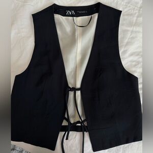 Zara Tie-Front Vest